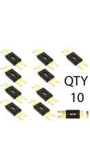50 Amp Gold Plated ANL Inline Fuse For ANL Fuse holder 10 PACK 10 FUSES