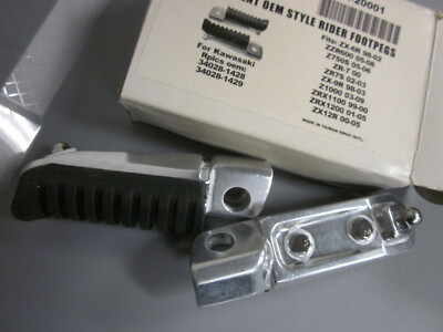 NOS Emgo Replacement Foot Pegs Kawasaki Ninja 250 ZX-6R ZX-7R ZX
