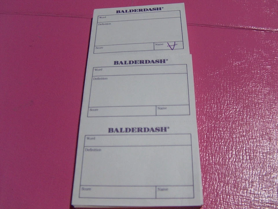 Beyond Balderdash Bluffing Game   complete except for BOX , no box  - Image 2 of 2