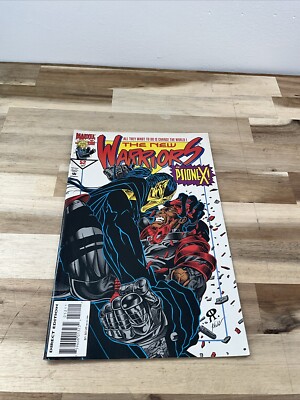 NEW WARRIORS #52 (Marvel, 1990). 19 Cent Combine Ship
