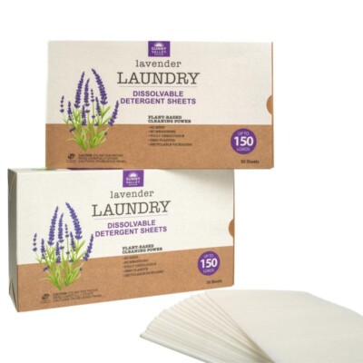 *Sunny Valley Orchard 300-Load Dissolvable Laundry Sheets - LAVENDER