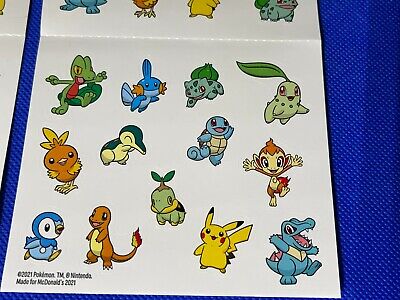 McDonalds Pokemon 25th Anniversary - Choose your card! All Cards Available!