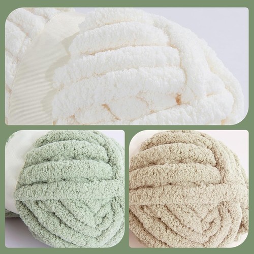 Versatile 12 Pack Fluffy Yarn - Perfect for Knitting Cozy Blankets & Accessories - Picture 6 of 10