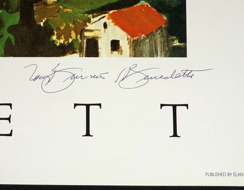 Tony Bennett "South of France" Poster HAND SIGNED by Tony Bennett! - Picture 3 of 5