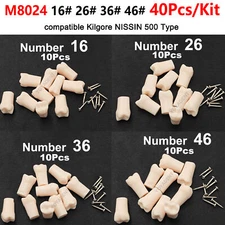 Dental Typodont Teeth Replacement Set of 40 Teeth Kilgore Nissin 500 Fit Screws