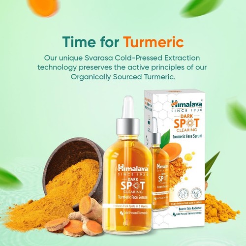 1X Himalaya Turmeric Face Serum reduce dark spots in 7 days 30ml - Picture 3 of 7