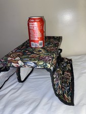Sofá Floral Apoyabrazos Tapiz Bolsillo Organizador Caddy Sofá Silla Soporte Bebidas