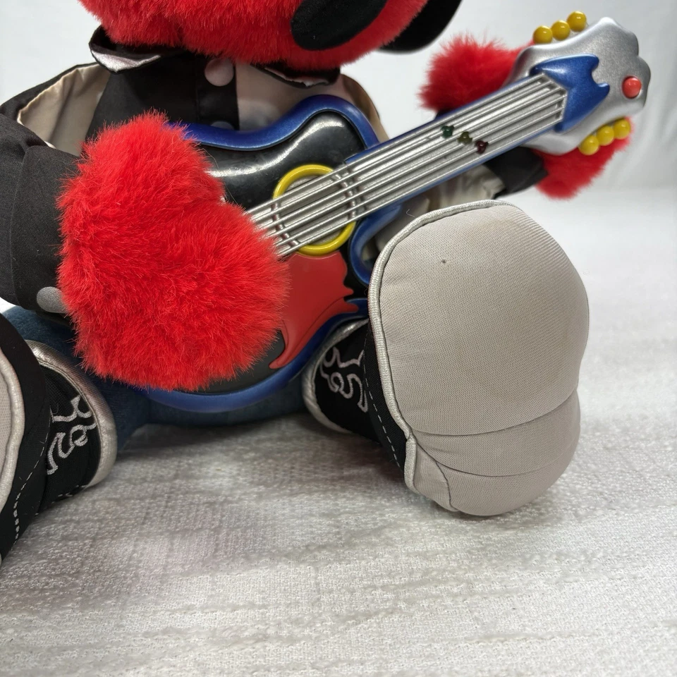 Fisher Price Vintage Singing Country ELMO tocar guitarra se ilumina probado 2000 Foto 3 de 4