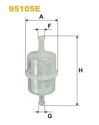 Kraftstofffilter WIX FILTERS 95105E für IVECO DAILY III Pritsche/Fahrgestell