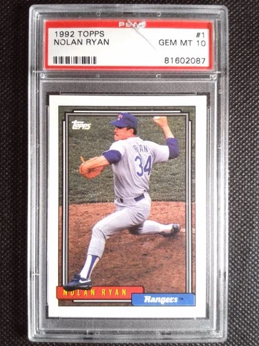 1992 Topps - Nolan Ryan #1 - PSA 10 - Graded Gem MT