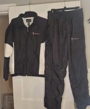 Vintage Pontiac Black White Tracksuit Size Medium