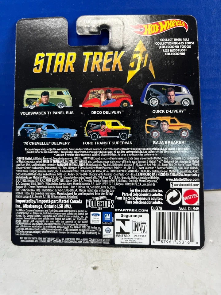 Chevrolet Chevelle 1/64 Hot Wheels Real Rider's Premium Star Trek 50th 1970 Foto 2 de 2