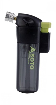 Soto Butane Torch Lighter, Compact Windproof Pocket Lighter, Refillabl