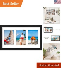 Modern Black 8x14 Picture Frame Collage - Perfect for Cherished Memories