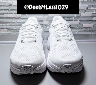 Under Armour HOVR Infinite Pro 2 Running Mens Size 10.5 White Grey 3028168-100