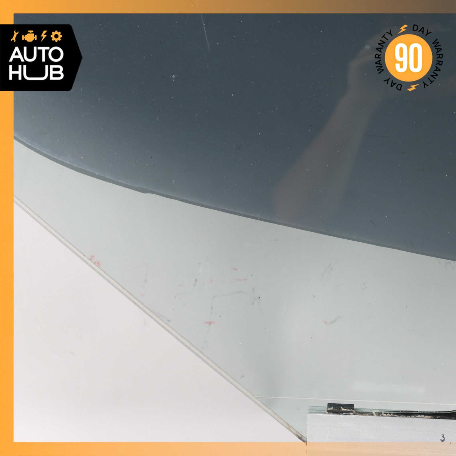 03-10 Bentley Continental GT Coupe Rear Right Side Quarter Window Glass OEM 61k