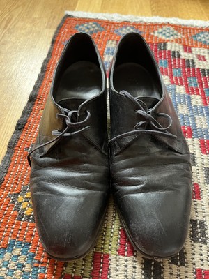 Bally Lederhalbschuhe Damen schwarz, Größe 40/7