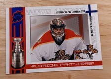 03/04 PACIFIC QUEST FOR THE CUP ROBERTO LUONGO BLUE PARALLEL /150 SP RARE #48