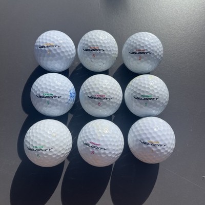 Golfbälle 9 Stück Wilson Velocity 