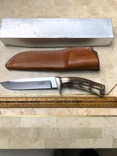 Vintage Blackjack Loveless Warner ,Hara Koji Stag Handle,Beautiful knife 041