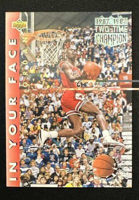 1992-93 Upper Deck - Michael Jordan #453 1987, 1988 Two-Time Champion