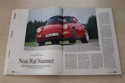 Auto Motor Sport AMS 10/1992 Porsche 911 964 Turbo RUF BR2 mit 360PS im TEST auf