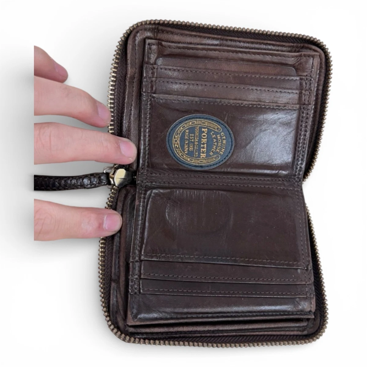 Porter Leather Wallets for Men for sale | eBay