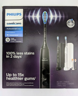 #ad Philips Sonicare Professional Clean Power Sonic Toothbrush HX7513 70 New Open Bo $54.91