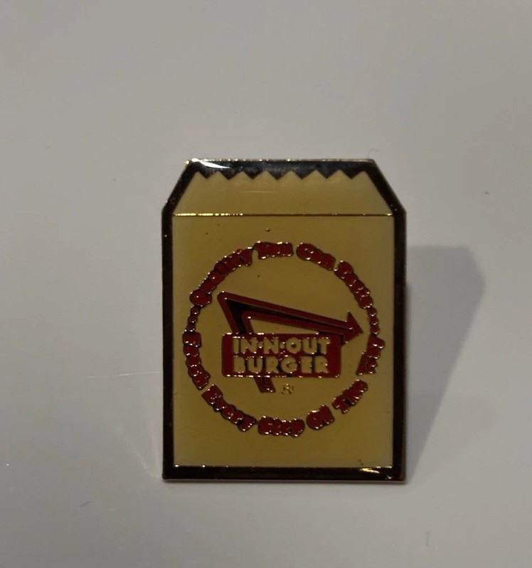 Super Rare In-N-Out Burger Exclusive Secret Club 48 Shirt Lapel Pin