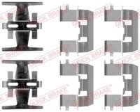 Quick Brake 109-1208 ZubehöRsatz, Scheibenbremsbelag For Acura Honda Rover