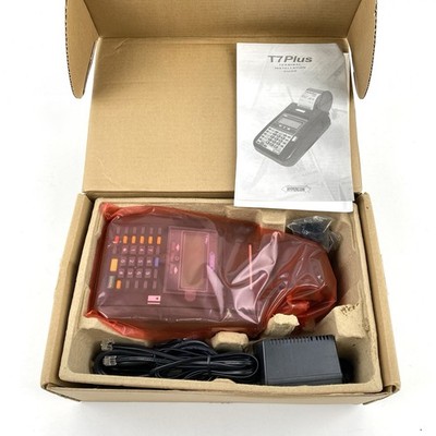 Hypercom T Series Model T7PLUS Credit Card Machine & Power Supply Terminal