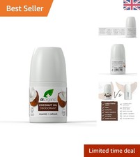 Gentle  Coconut Oil Deodorant | 50ml Natural Roll-On for All Skin Types