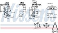 AGR Ventil ** First FIT ** Nissens 98265 Aluminium
