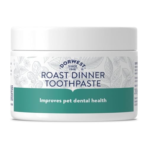 DORWEST HERBS Roast Dinner Toothpaste for Dogs & Cats  Assorted Size Names 