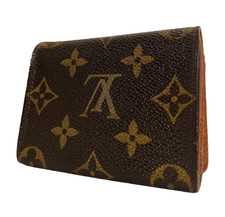 LOUIS VUITTON Monogram Enveloppe Carte de Visite Business Card Case Without Box