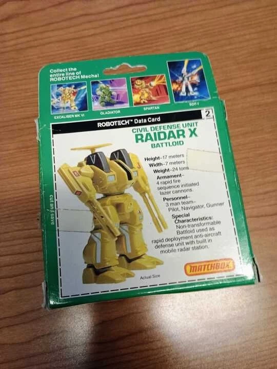 Matchbox Robotech Raidar X Battloid ( Civil Defence Unit) Robot Figure - 1985 - Image 3 of 4