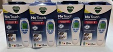 Lot of 4 Vicks No Touch 3-in-1 Thermometers - Fever InSight - Non-Contact - NEW
