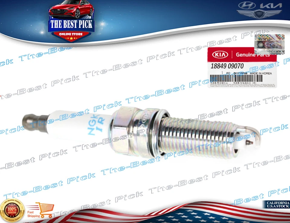 Bujía genuina OEM 4 PIEZAS para Optima HYBRID 2017-2019~Sonata Hybrid 2016-2019 Foto 4 de 4