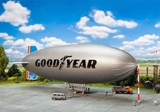 Faller 222410 N Scale GZ-20a Blimp Airship - Kit Goodyear (silver, blue, black)