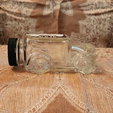 Vintage Glass Car Automobile Candy Treats Container Fresh Pak Candy Co.