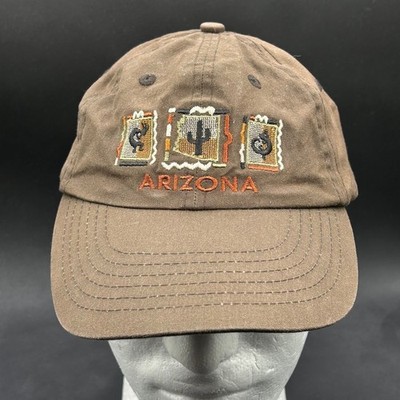 Arizona Hat Polar Graphics Men's Adjustable Brown Cotton Desert Cactus