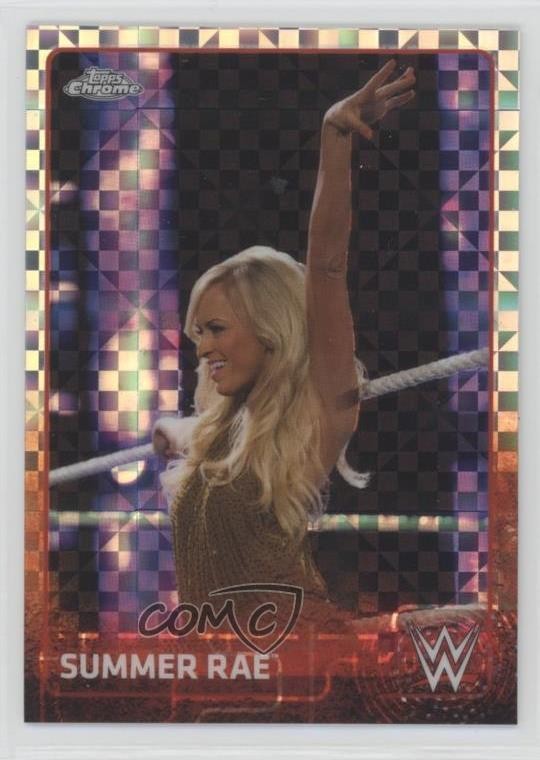 2015 Topps Chrome WWE X-Fractor Summer Rae #68
