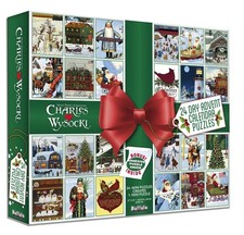 Ceaco Advent set; 24 small puzzles create one 1000-pc puzzle; Charles Wysocki