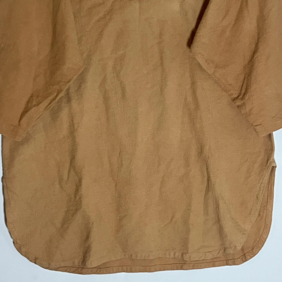 Camisa Color Me Algodón CMC Mujer Túnica Grande Tostada Manga 3/4 Cuello Redondo Hecha en EE. UU. Foto 3 de 4