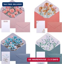 24 Pcs Stationary Set Letter and Envelopes Stationery Paper and Envelopes Set Le
