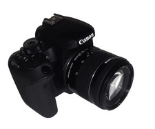 Canon EOS Rebel T7i 800D 24.2MP DSLR Camera Kit Canon 18-55mm STM Lens Battery