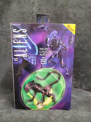 #ad NECA Kenner Aliens Tribute Night Cougar Alien Action Figure $21.24