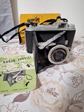 Vintage Kodak Tourist Folding Film Camera MINT condition Kodet F 12.5 Lens Box