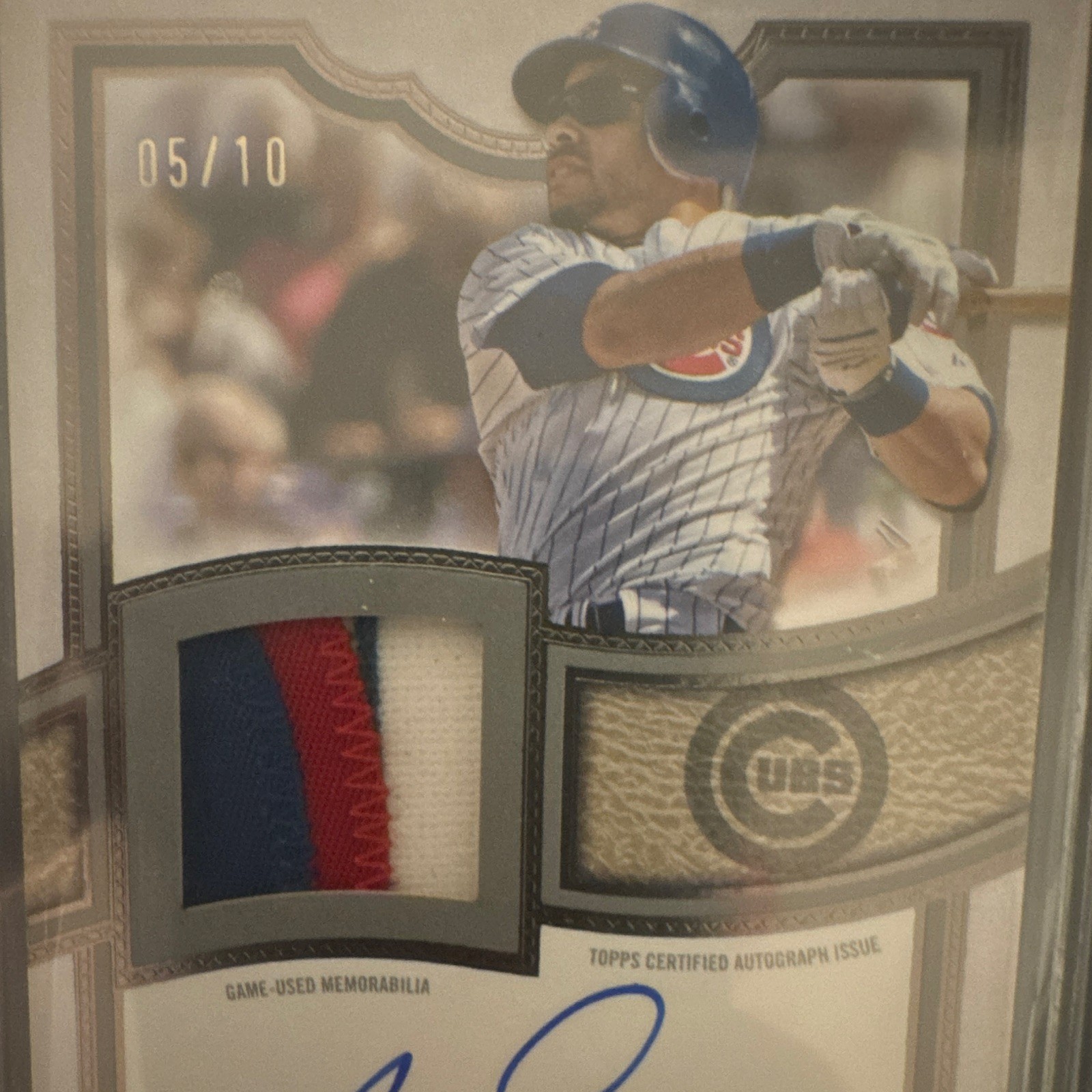 Topps 2026 Update Series Aramis Ramirez Cubs Hard Signed Auto Tri Patch  /10 view 3