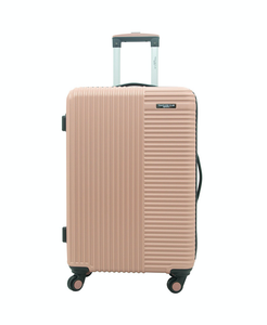 rose gold lightweight suitcase